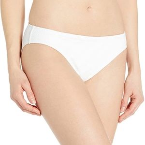La Blanca White Swim Bikini Bottoms NWT